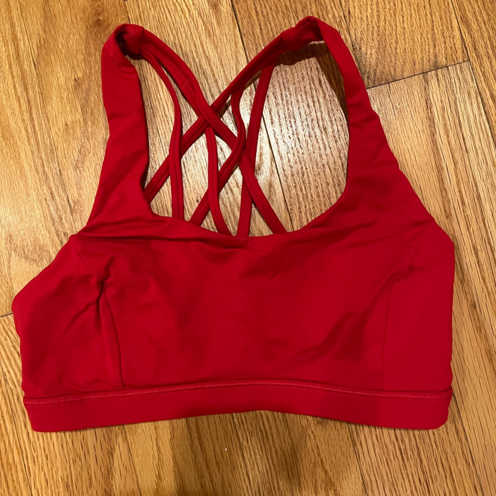 lululemon Energy Bra
Medium Support, B–D Cups Size 6 RED